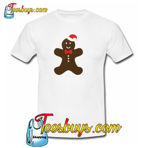 Christmas Gingerbread Man T-shirt SN