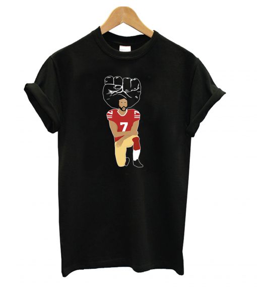 Colin-Kaepernick-Protest-Black-T-shirt