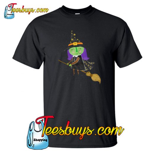 Cute Halloween Witch T-shirt SN