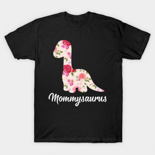 Cute Mommysaurus Dinosaur T-Shirt-SL