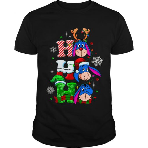 Eeyore ho ho ho christmas T-Shirt-SL