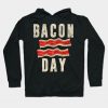 Funny Bacon Day Gift Pork BBQ Costume Food Lover Pig Grill Hoodie-SL