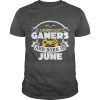 Funny Video Game Legendary Gamers June Bday Tee T Shirt SN