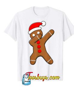 Gingerbread Man Santa Dab Christmas Season Gift T-Shirt SN