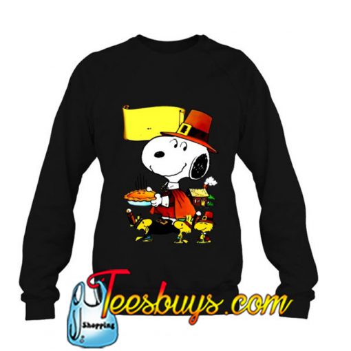 Happy Turkey Day Snoopy sweatshirt -SL