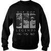 Hip Hop Legends 2pac Biggie Eazy E Signatures Sweatshirt-SL