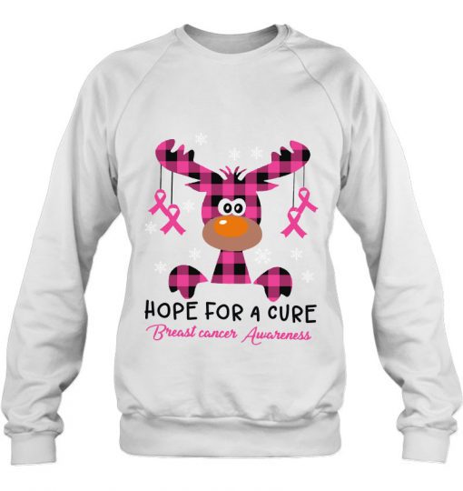 Hope For A Cure reindeer sweatshirt-SL