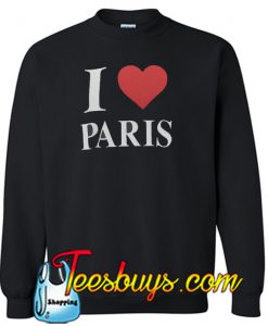 I Love Paris sweatshirt SN
