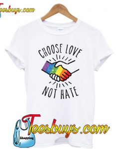 LGBT Ally Gay Pride Month Gifts Choose Love T shirt-SL