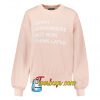 Light Pink Printed Sweatshirt SN
