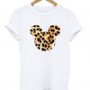 Mickey Head Leopard Tshirt SN