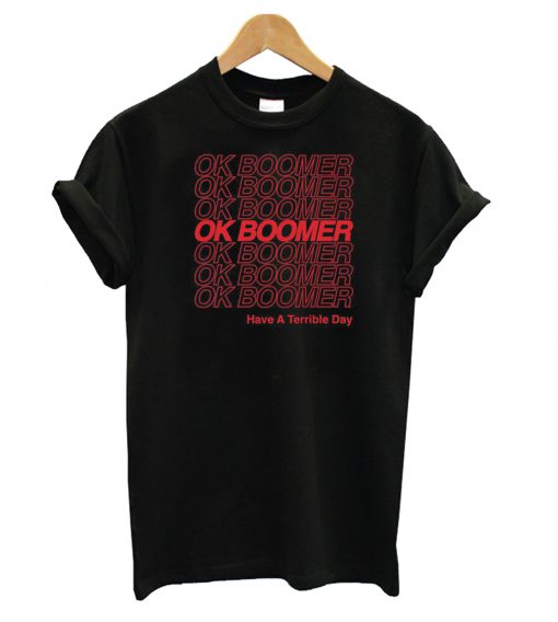 Ok Boomer Black T shirt NT