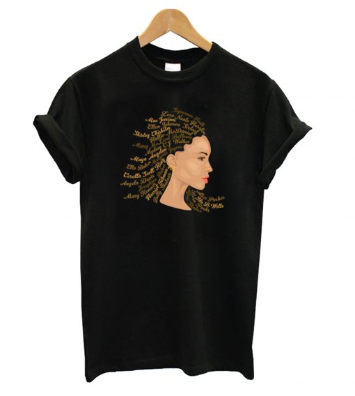 Phenomenal Women Black T shirt NT