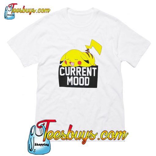 Pokemon Pikachu Current Mood T Shirt -SL