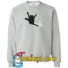 Rabbit Love Hand Shadow sweatshirt SN