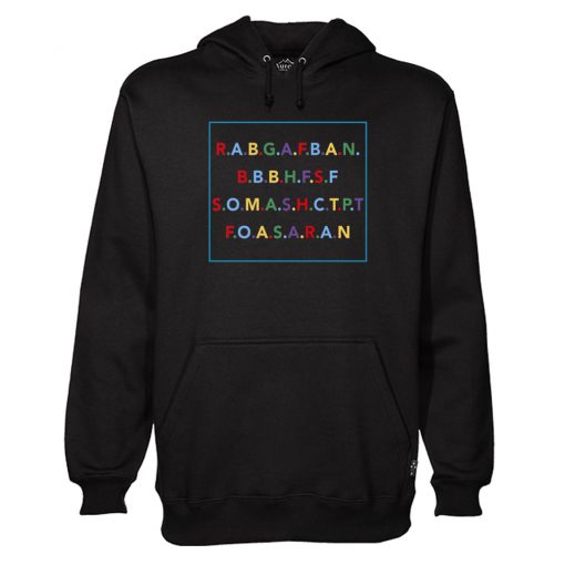 Rabgafban Alphabet Hoodie-SL