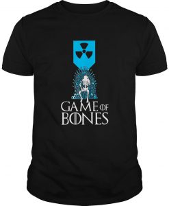 Radioactive Symbol Skeleton Game Of Bones T Shirt -SL