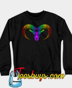 Rainbow Bighorn Sheep Sweatshirt-SL