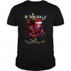 Santa Freddy Krueger And Michael Myers Is This Jolly Enough Christmas T Shirt-SL