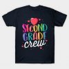 Second Grade Crew Back to School Teacher T-Shirt -SL