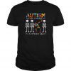 Skeleton Autism it’s not a disability it’s a different ability T shirt-SL