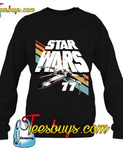 Star Wars X-Wing 1977 Retro Graphic Vintage SWEATSHIRT NT