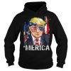 Trump Merica Murica 4th Of July American Flags hoodie SN