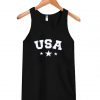 USA Star Letter Graphic Tank-top NT