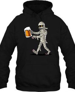 Zombie Beer Drinking Hoodie-SL