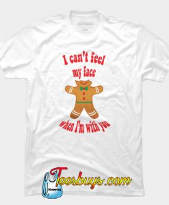 funny Christmas gingerbread man TShrt SN