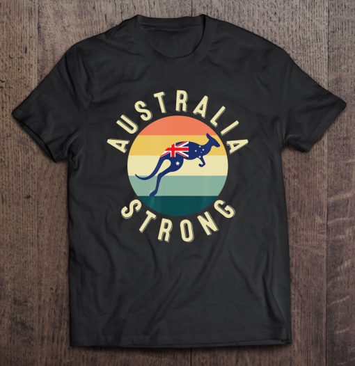 Australia Strong Kangaroo Vintage T-SHIRT NT