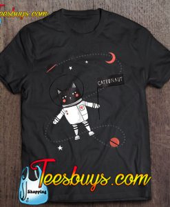 Cosmic Cat Catronaut Funny Cat Lovers T-SHIRT NR