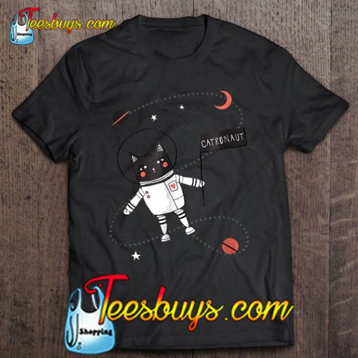 Cosmic Cat Catronaut Funny Cat Lovers T-SHIRT NR