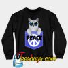 Hippie Cat Peace SWEATSHIRT NT