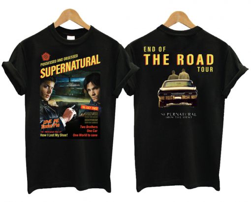Supernatural End of the Road Black T shirt NT