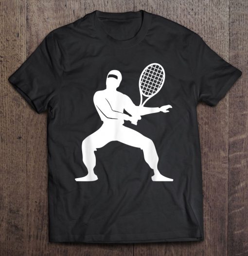 Tennis Ninja Funny Tennis Player T-SHIRT NR