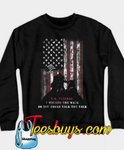 The Walk Patriot USA Flag SWEATSHIRT NT