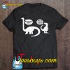 Where Do You Get Your Protein Anti Meat Vegan Dinosaur T-SHIRT NT