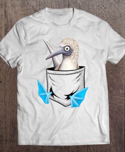 Booby Bird In Pocket T-SHIRT NT