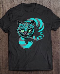 Cheshire Cat In Wonderland Painting T-SHIRT NT