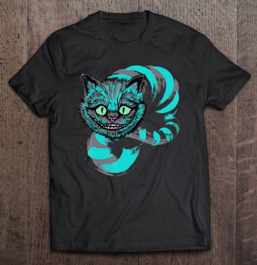 Cheshire Cat In Wonderland Painting T-SHIRT NT