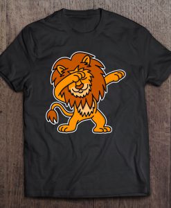 Dabbing Lion Funny Dab Dance Lion Jungle King T-SHIRT NT