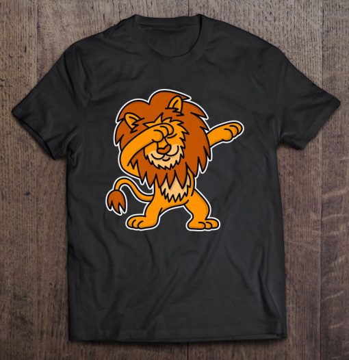 Dabbing Lion Funny Dab Dance Lion Jungle King T-SHIRT NT