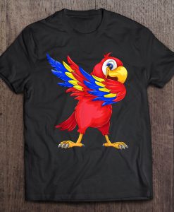 Dabbing Macaw Parrot T-SHIRT NT