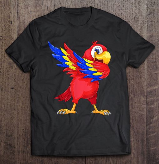 Dabbing Macaw Parrot T-SHIRT NT