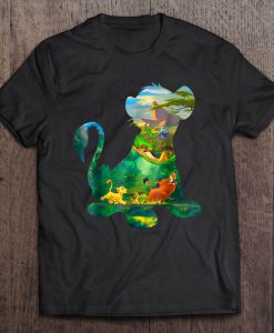 Disney Lion King Simba Silhouette T-SHIRT NT