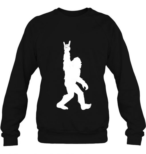 Funny Bigfoot Rock And Roll SWEATSHIRT NT