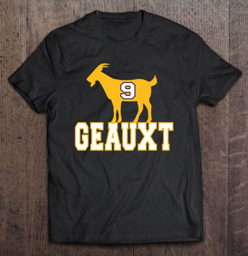 Geauxt 9 Goat Joe Burrow Football T-SHIRT NT