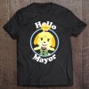 Hello Mayor Portrait Animal Crossing Isabelle T-SHIRT NT