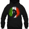 Italian Flag With Pointy Hand Gesture HOODIE NT